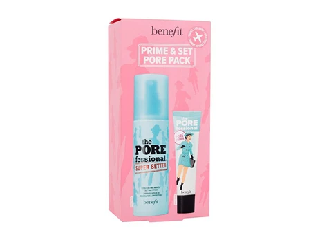 Benefit Prime and Set Pore Pack decorative cosmetics gift set
