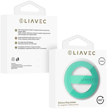 Liavec Ring Magsafe mėtų spalvos