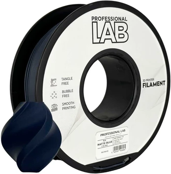 3D Plastikas - Filamentas PLA matte mėlynas | 1.75 mm, 1kg | Professional LAB