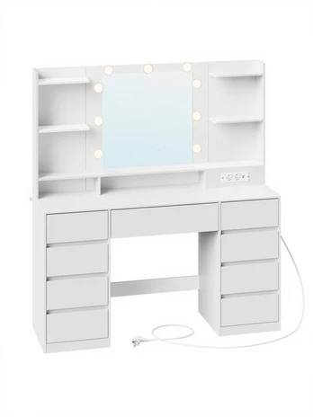 Tualetinis staliukas 40x107x144 cm baltas