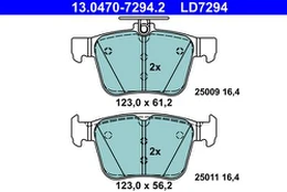 ATE 13.0470-7294.2 Brake pad set