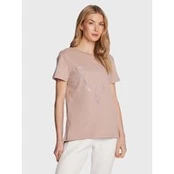 Guess Marškinėliai Adele V2YI07 K8HM0 Rožinė Regular Fit
