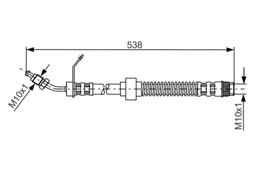 BOSCH 1 987 481 151 Brake hose
