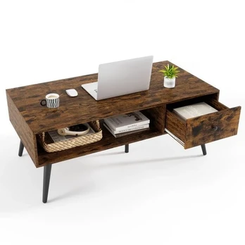 Promotion 109cm Stačiakampis Kavos Staliukas