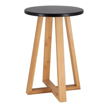 Taburetė Tendance, ruda/juoda, bambukas