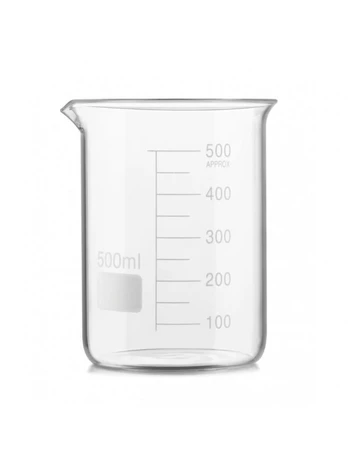 Menzūra, stiklinis. 500 ml.