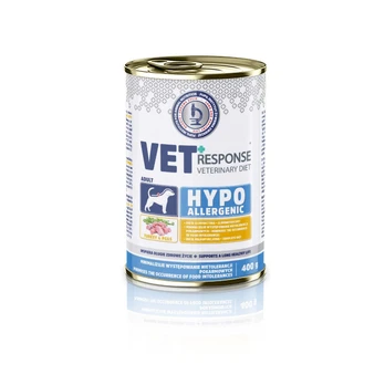 VET RESPONSE Hypoallergenic kalakutiena maistas dla psa400g
