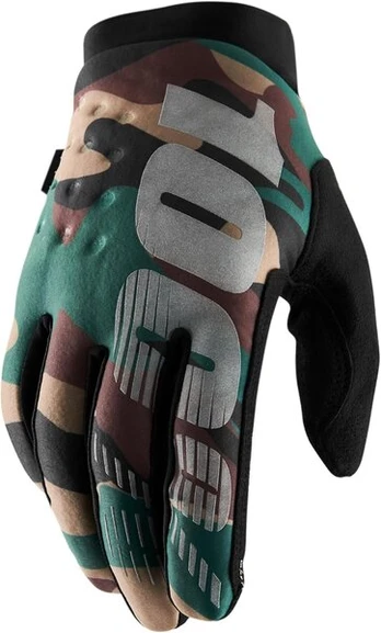 100% vyriškos Brisker pirštinės, Camo/black, Md