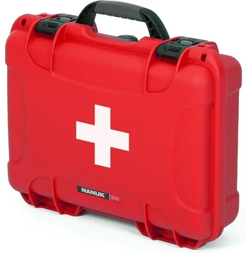 Nanuk 910 Raudonas Dėklas Išgyvenimo Įrangai