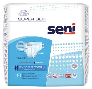 Sauskelnės Seni Super, Extra Small, 10 vnt.