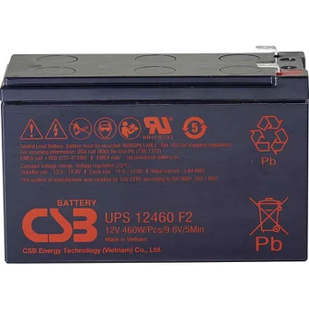 UPS akumuliatorius CSB Battery UPS12460F2, AGM, 9 Ah