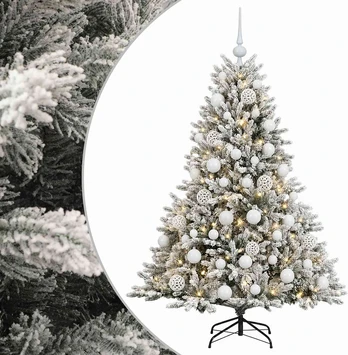 Dirbtinė kalėdinė eglutė su rutuliuku 120 cm 150 LED