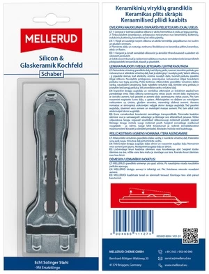 Grandiklis Mellerud Scraper, keramikai/viryklėms