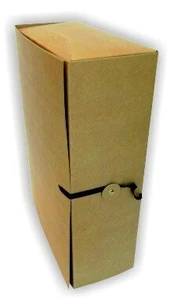 Archyvavimo dėžė su raišteliais Sm-Lt, 320x235x100 mm, ruda