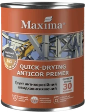 Greitai džiūstantis antikorozinis gruntas MAXIMA, juodas, 2.8kg