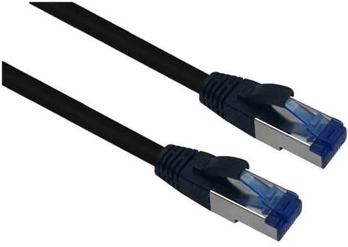 Helos Outdoor patch cable S/FTP Cat 6a juodas 30,0m
