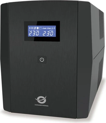 No Name Conceptronic ZEUS 1200VA 720W UPS, IEC + schuko socket