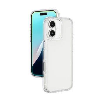 AmazingThing Minimal Case for iPhone 16 Plus Silikoninis dėklas - Transparent