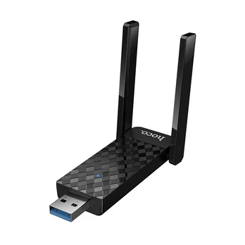USB Wi-Fi adapteris Hoco HI34 Wi-Fi6 juodas