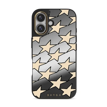 Starchaser - iPhone 16 Case, Elite Mirror Dark (MagSafe) / Gold