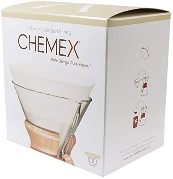 Chemex Chemex Filtras 100 vnt - 6, 8, 10 puodelių