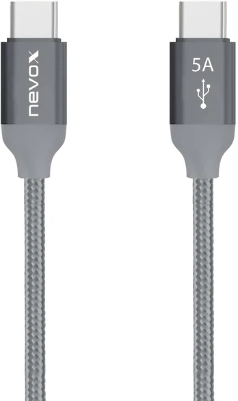 „Kabelis“ USB Nevox USB-C – USB-C 2 m zarijus (1654)