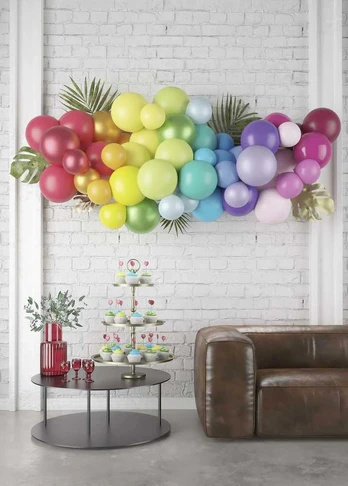 Balionų dekoravimo rinkinys "Rainbow"