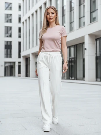 Moteriškos baltos sportinės kelnės Dress