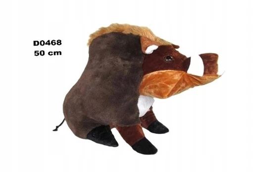 Minkštas žaislas "miško šernas", 50 cm