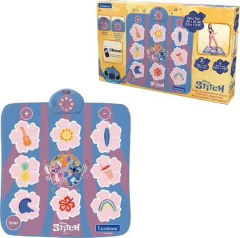 Lexibook - Disney Electronic, Bluetooth and luminous dance mat Stitch (DM10D)