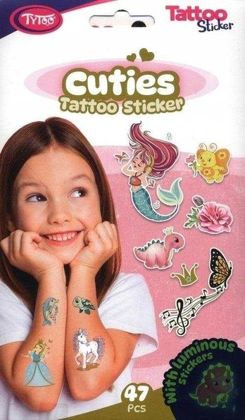 Gazelo TYTOO TATUAŻE NAKLEJKI CUTIES