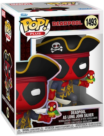 FUNKO POP! Vinilinė figūrėlė: Marvel: Deadpool (Long John Sidabrinis)