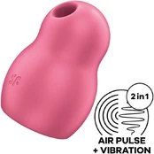 SATISFYER PRO TO GO 1 DOUBLE AIR PULSE STIMULATOR & VIBRATOR kaina