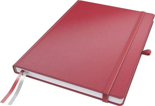 Leitz Bloknotas Complete A4 w kratkę raudona (10K316B)