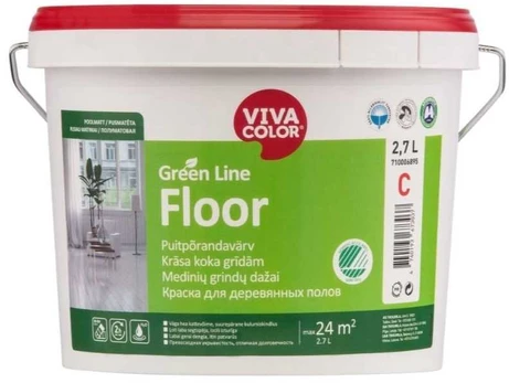 Vivacolor Krāsa žalias line floor c 7,2l