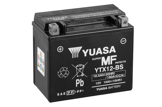 YUASA YTX12-BS 10.5Ah (C20) akumuliatorius