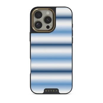 White Noise - iPhone 16 Pro Max Case, Elite Dark (MagSafe) / Gold