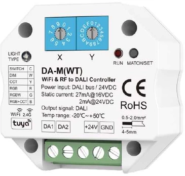 WiFi & RF - DALI valdiklis, 24V