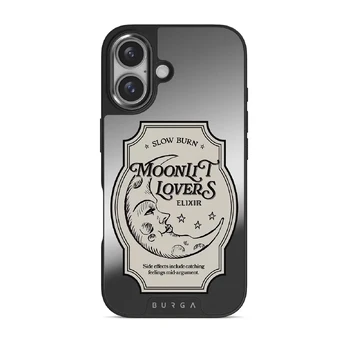 Moonlit Lovers - iPhone 16 Case, Elite Mirror (MagSafe) / Gunmetal