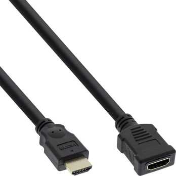Inline 17633 G 3 M Hdmi Hdmi kabelis, juodas