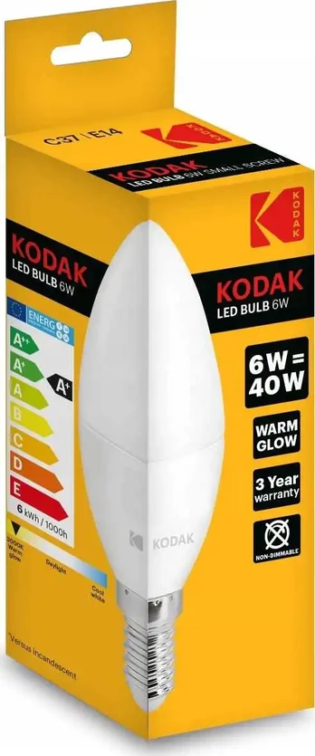 Kodak Led Bulb 6w / 40w E14 480lm 3000k