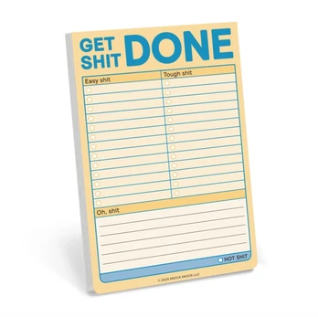 Knock Knock Get Shit Done Great Big Stickies (Pastel Version)