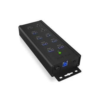 RaidSonic įkrovimo stotelė IB-HUB1703-QC3, USB Type-A