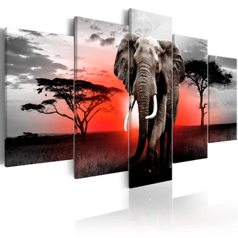 Artgeist Paveikslas - Lonely Elephant 100x50