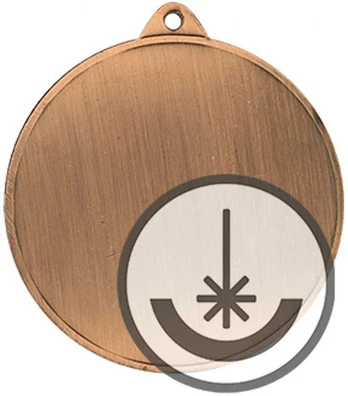 Detal Medal grawerowany laserem- RMI