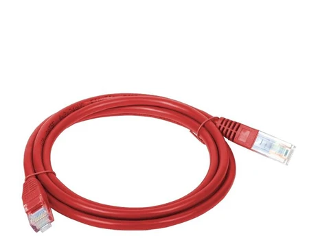 Alantec KKU5CZE2 tinklo kabelis Raudona 2 m Cat5e U/UTP (UTP)