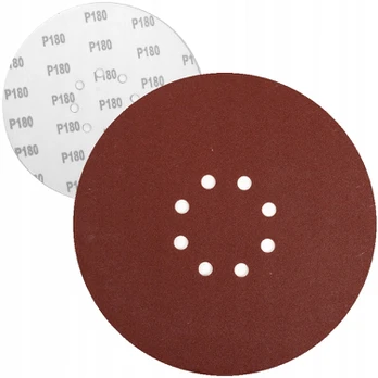 Šlifavimo disko švitrinis popierius Lehmann, P180, 225 mm, 8 skylės, 1 vnt.
