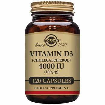 Vitaminas D3 (Cholekalciferolis) Solgar 4000 iu