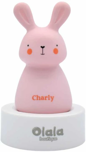 Olala Boutique Olala LED lovos lemputė - Charly Bunny, rožinė