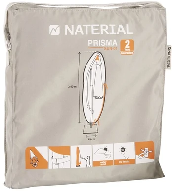 Naterial uždangalas sodo skėčiui 45x45x240 cm